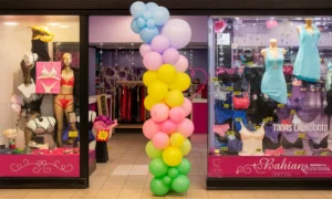 decoración con globos color pastel pop balloon