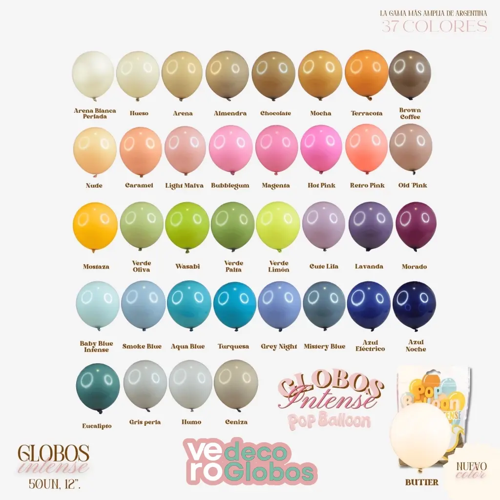 pop balloon intense verodecoglobos