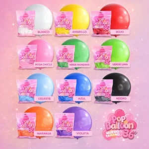 pop ballon 36 pulgadas color standard